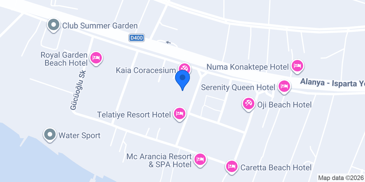 Solivia Hotel konumu