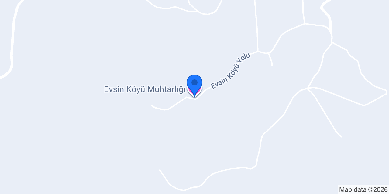 Evsin Köyü Muhtarlığı konumu
