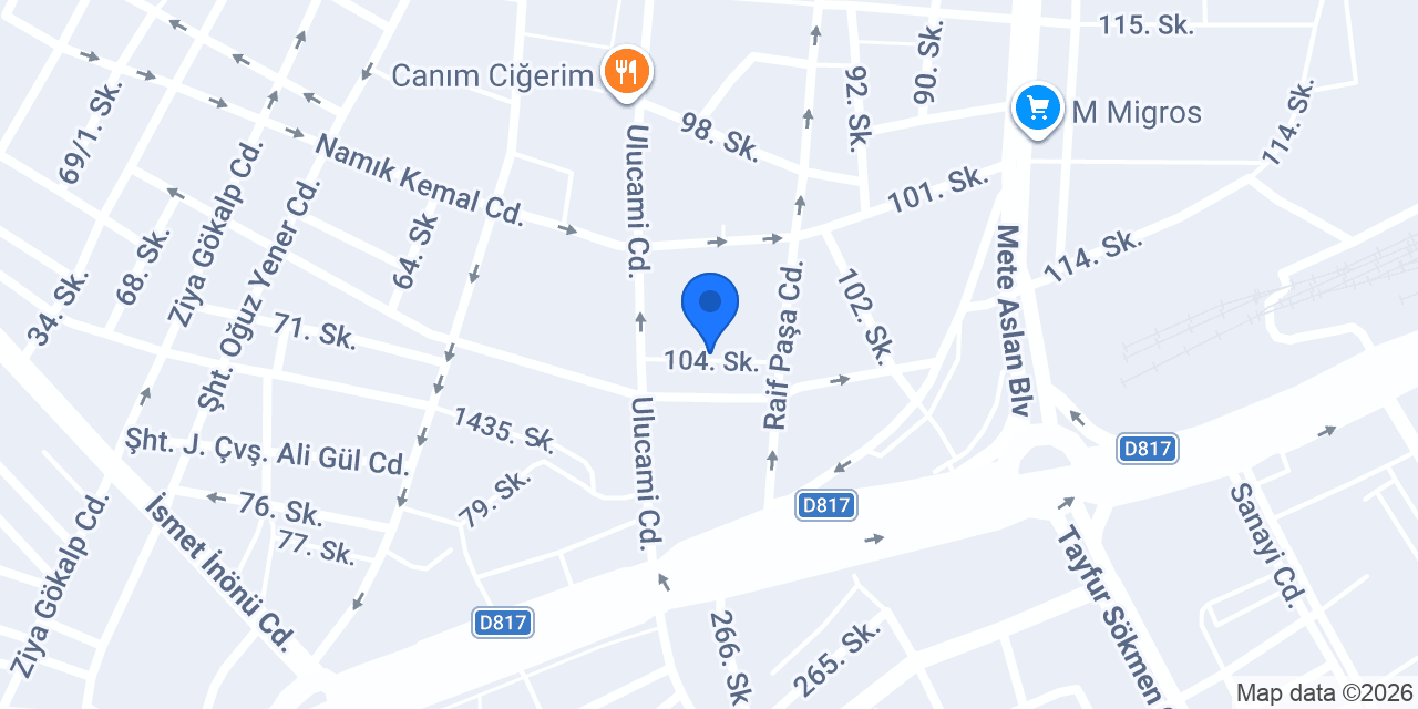 Yenigün Matbaa Kaşe Davetiye konumu