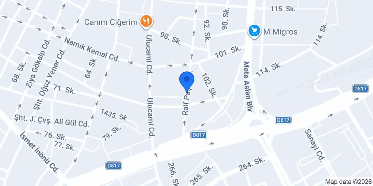 Elimsan Elektirik Mühendislik konumu