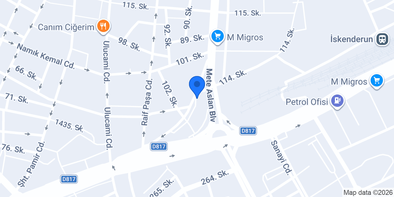 Eform iskenderun Masaj Salonu & Spa konumu