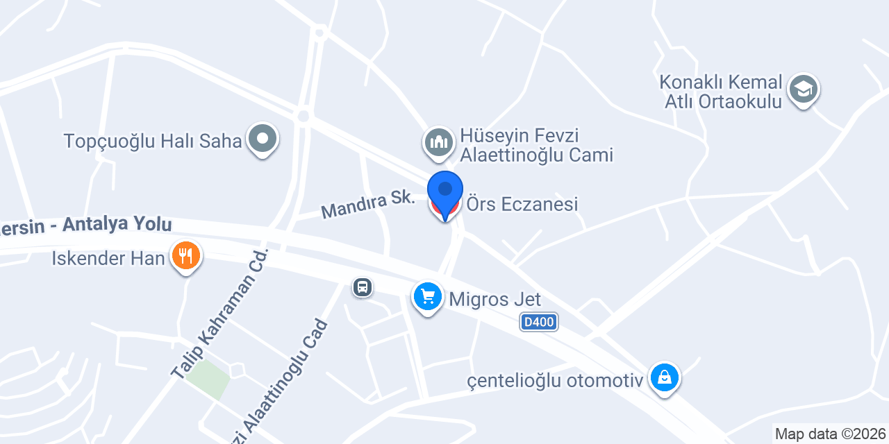 Örs Eczanesi konumu