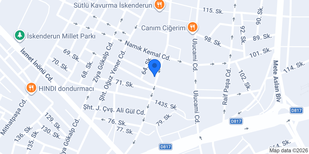 Kadir Oto Kiralama konumu