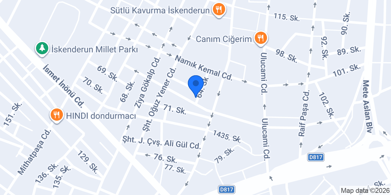 Sevinç Hediyelik Eşya konumu