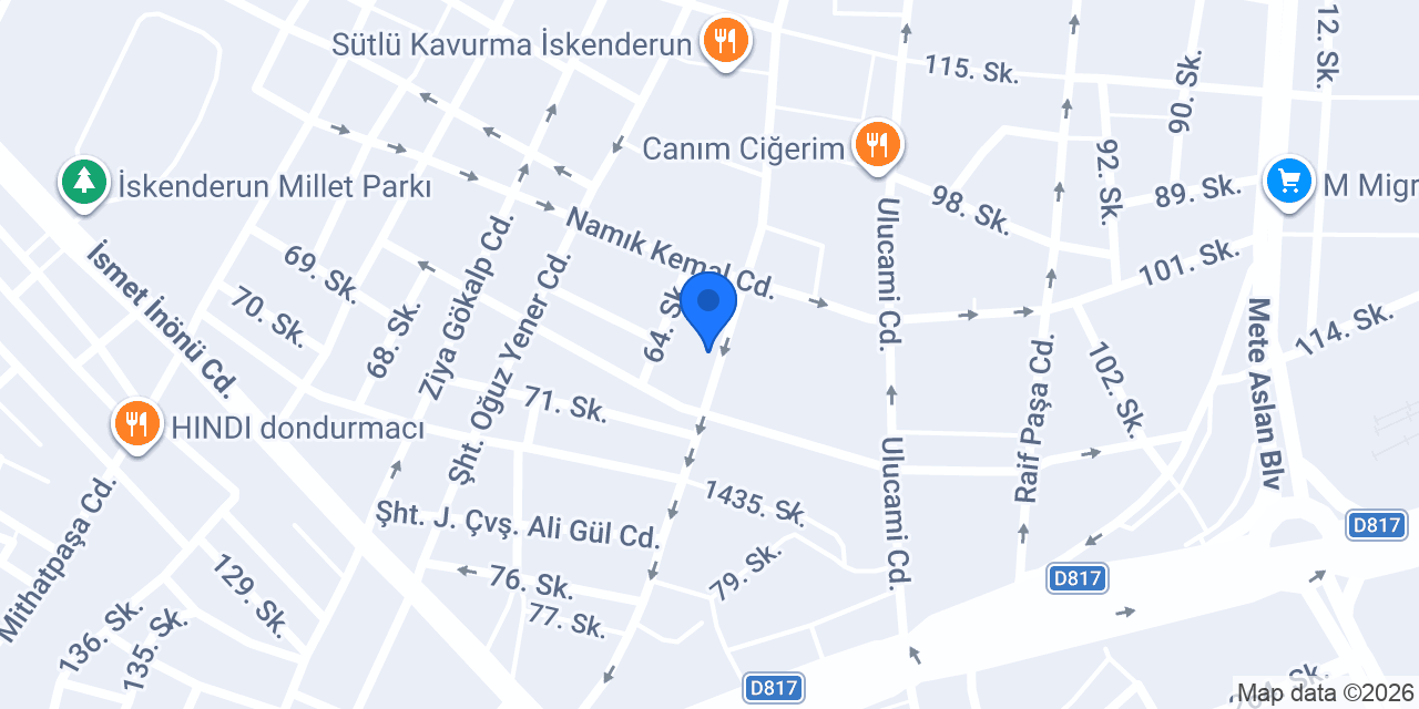 Aygan Tekstil konumu