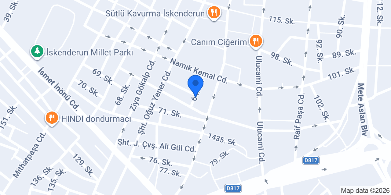 Express Kuru Temizleme konumu