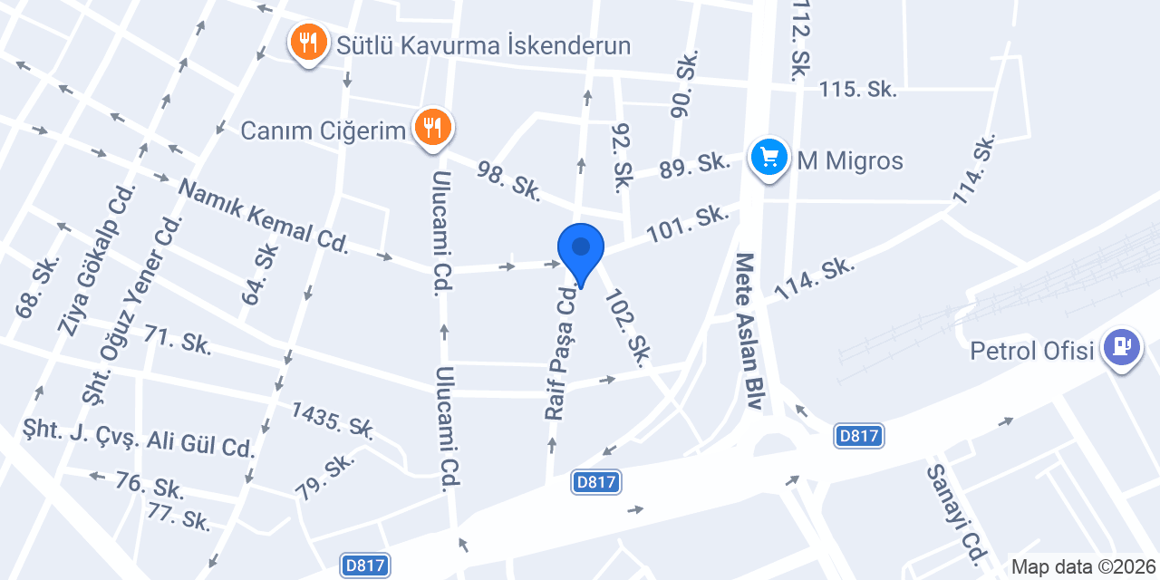 İskenderun Elektrikçi MEHMET USTA konumu