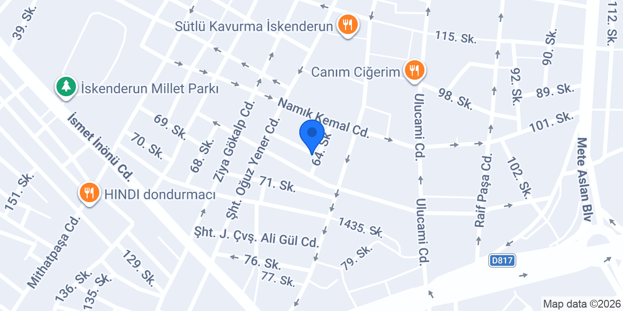 Kebapçı Orhan usta konumu