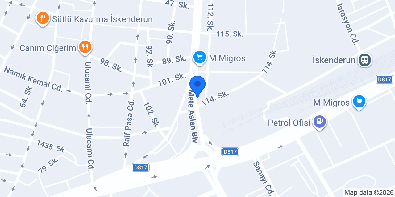 Akem Sürücü Kursu konumu