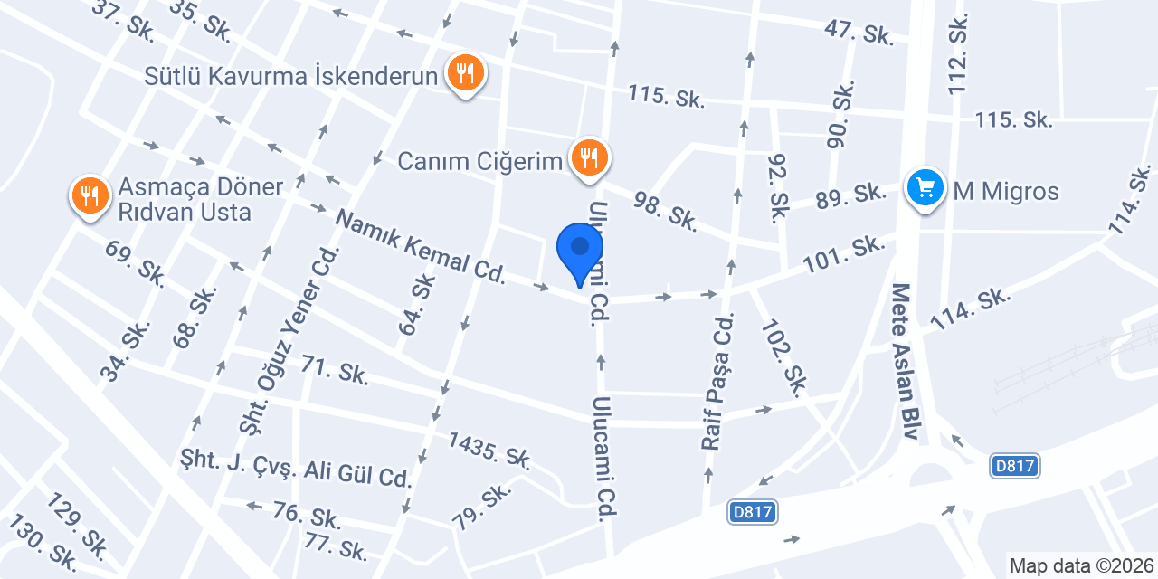 Sadık Kuyumculuk konumu