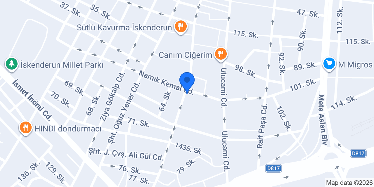 Merih Kuyumculuk konumu