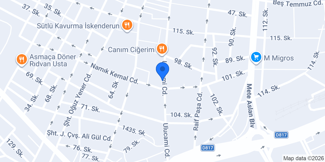 İSKENDERUN DIŞ TİC.LTD.ŞTİ konumu