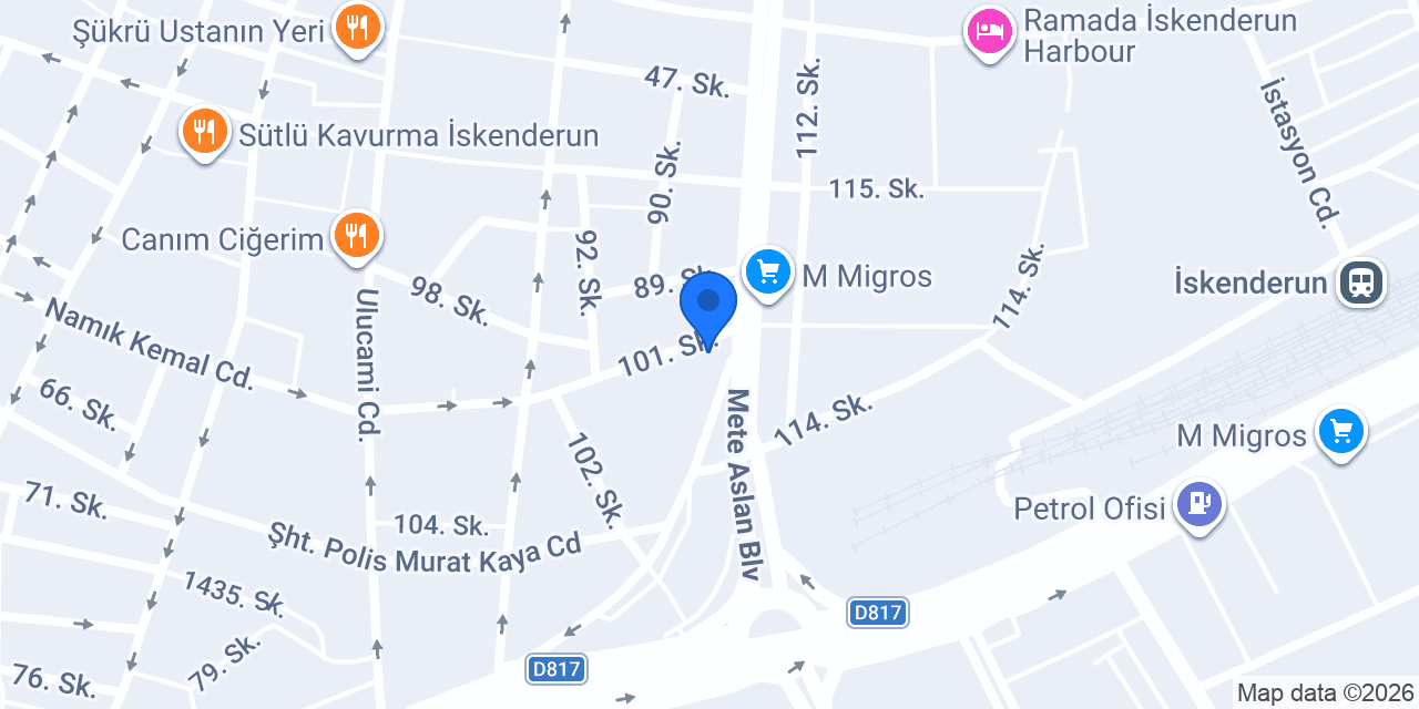 Toprak Oto Kiralama konumu