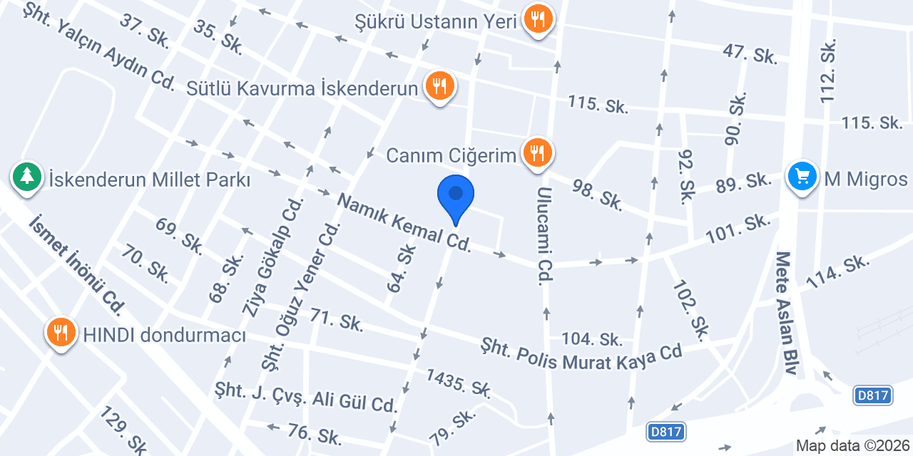 Zarrif Kuyumculuk konumu