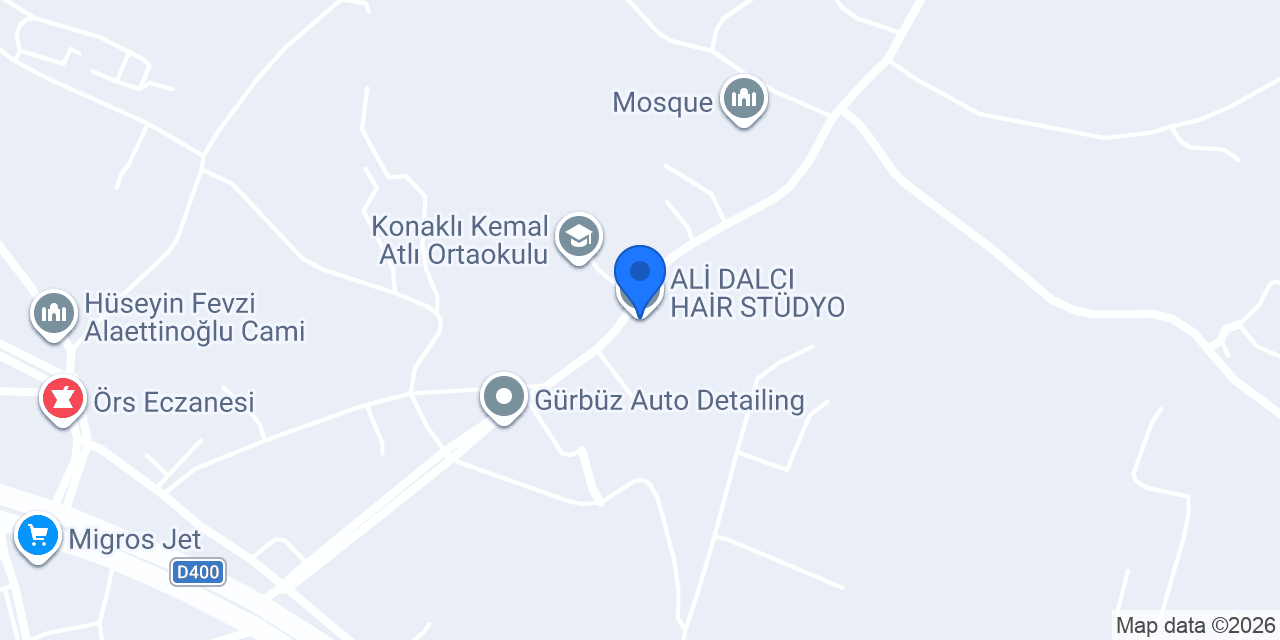 ALİ DALCI HAİR STÜDYO konumu