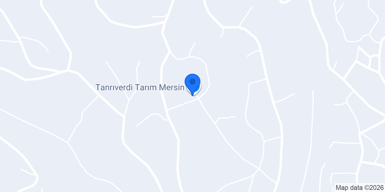 Tanrıverdi Tarım Mersin konumu