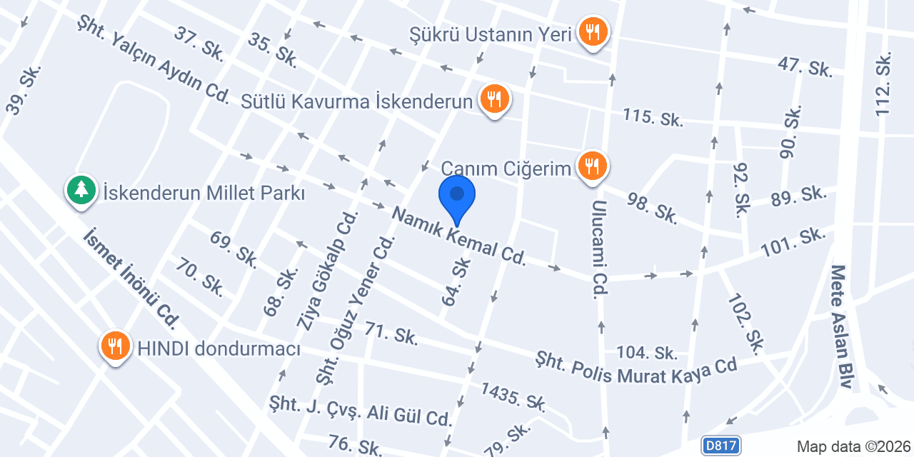 Arslan Gümüşçülük konumu