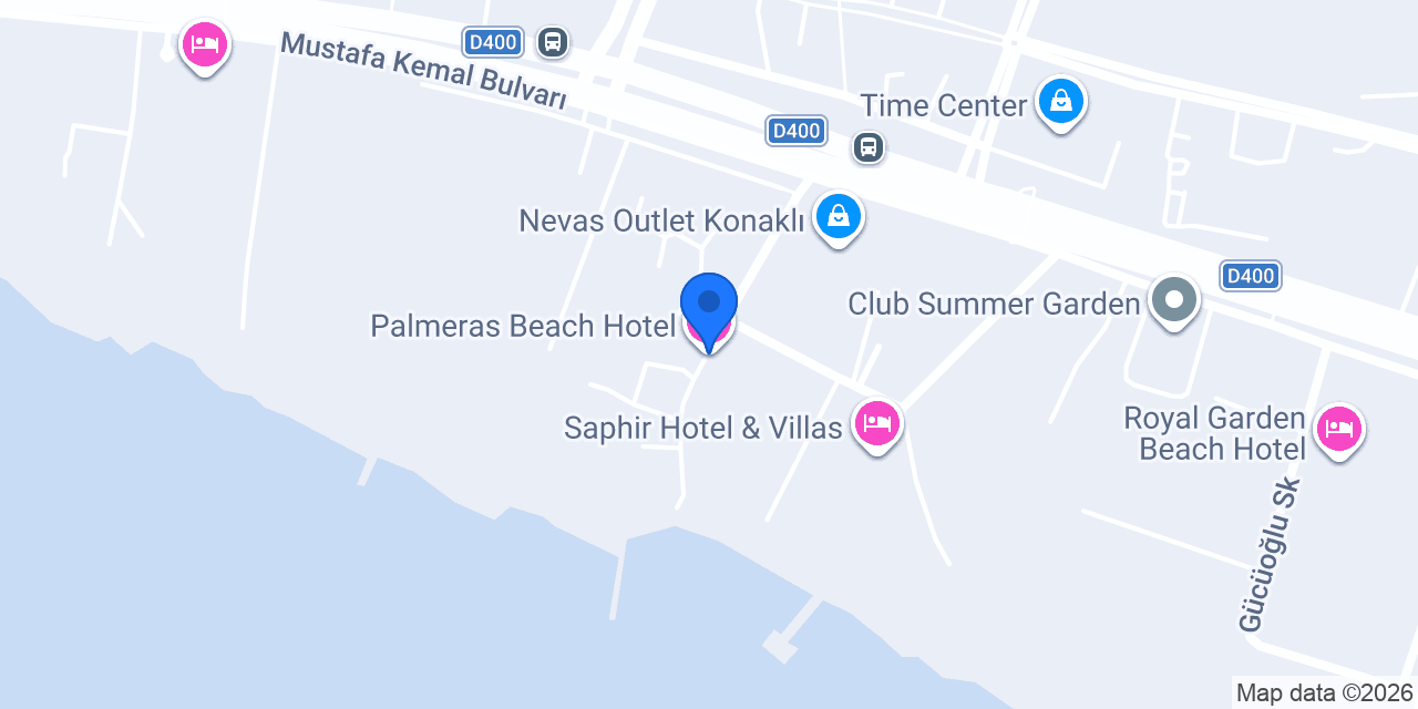 Palmeras Beach Hotel konumu