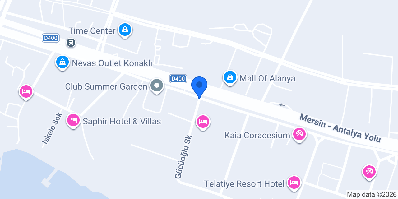 Hanzade Bungalov SPA konumu