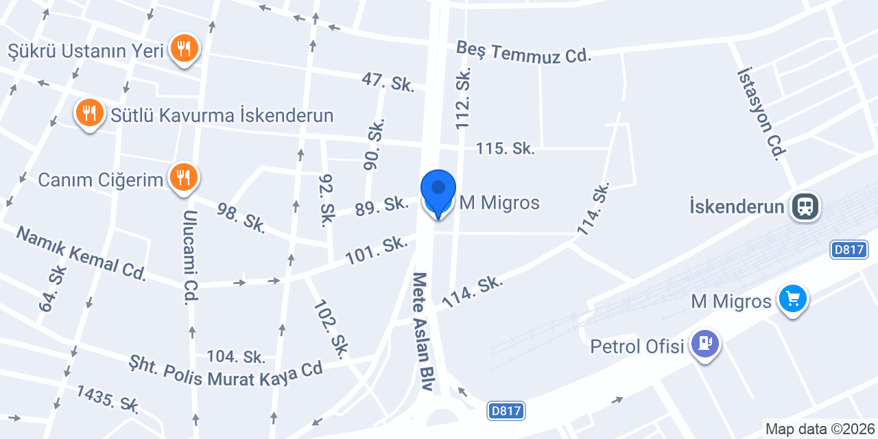 M Migros konumu