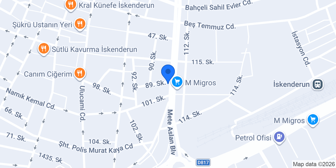Yılmaz Market konumu