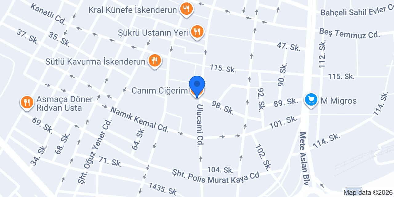 Canım Ciğerim konumu
