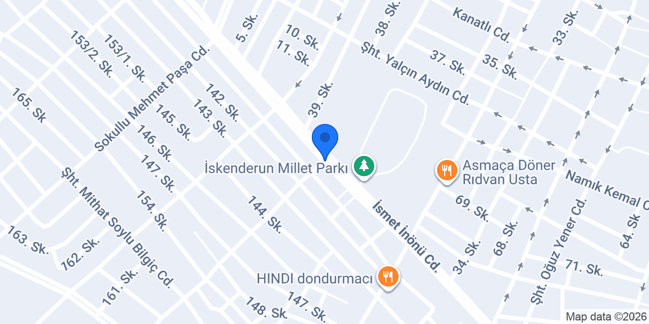 Mercan Döner İskenderun konumu