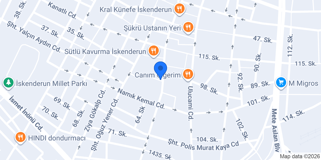 Kübra Uğur Nail Studio konumu