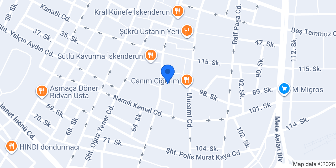 İskenderun Cansum Oyuncak Dünyası konumu