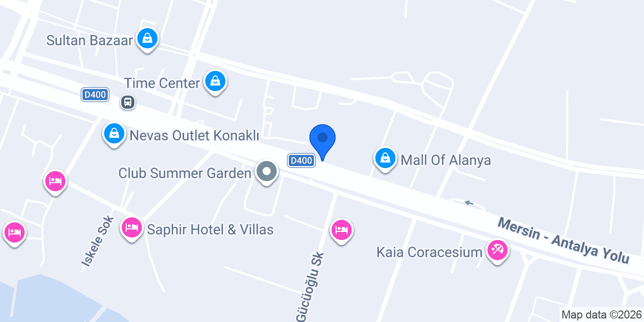 Alanya Food Delivery konumu