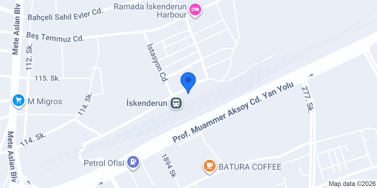 İstasyon Kebap konumu