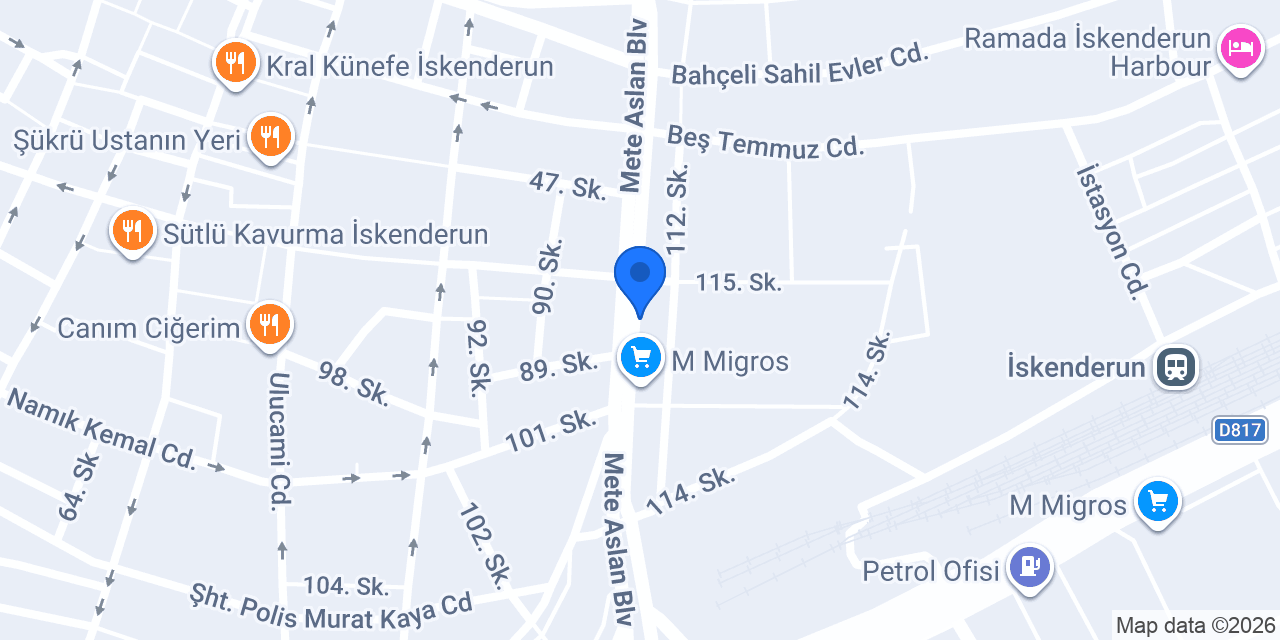 Riva İskenderun Masaj Salonu konumu