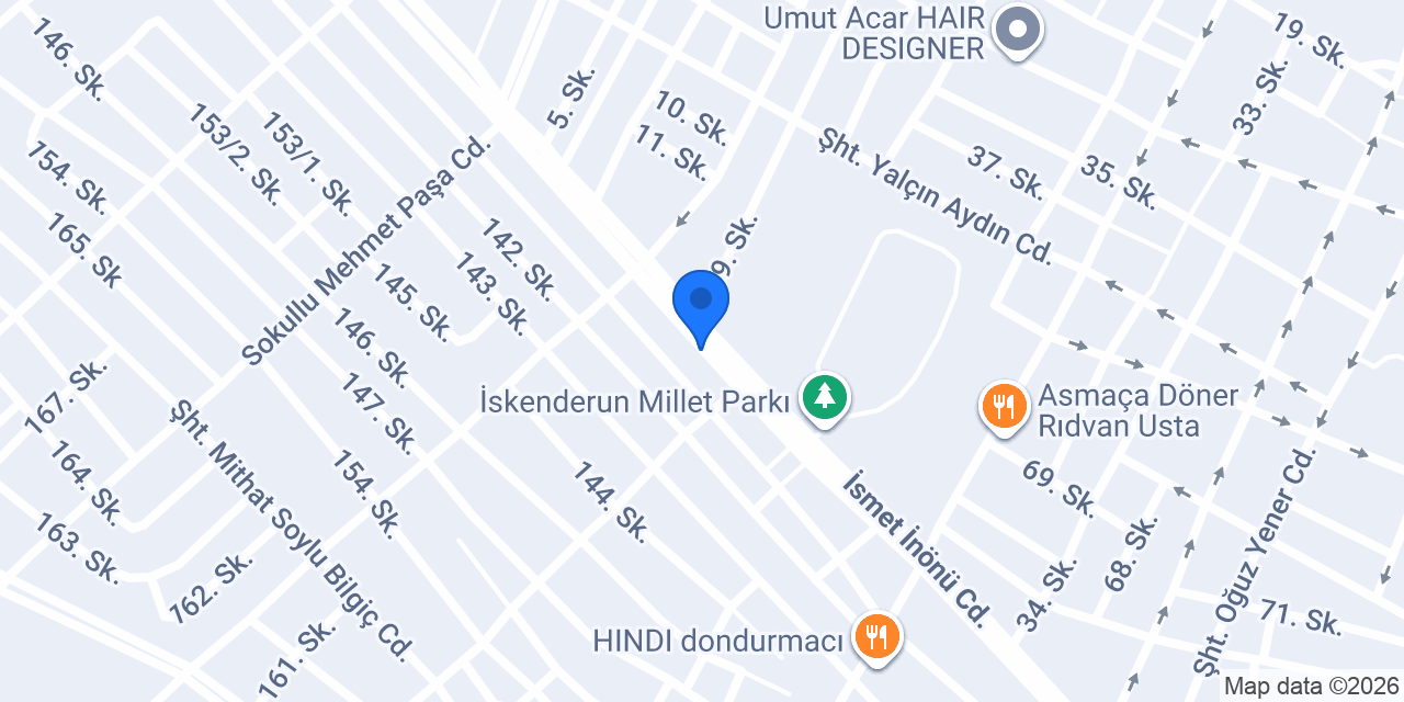 VakıfBank İskenderun Şubesi konumu