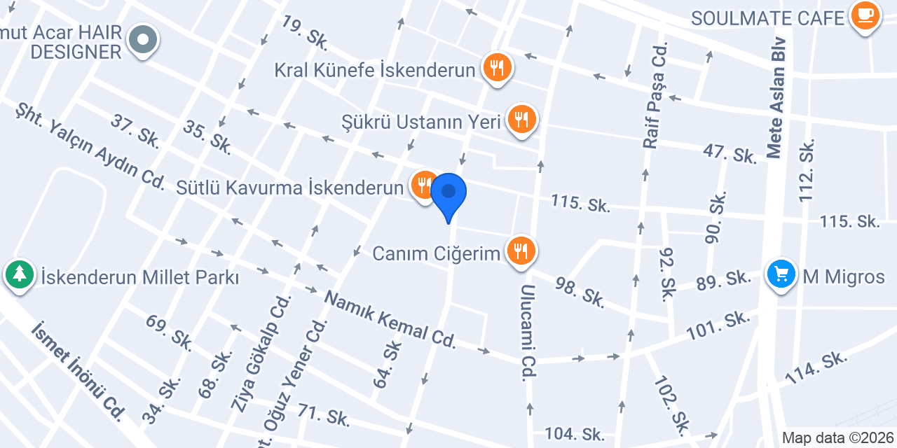Uyar Dental Klinik konumu