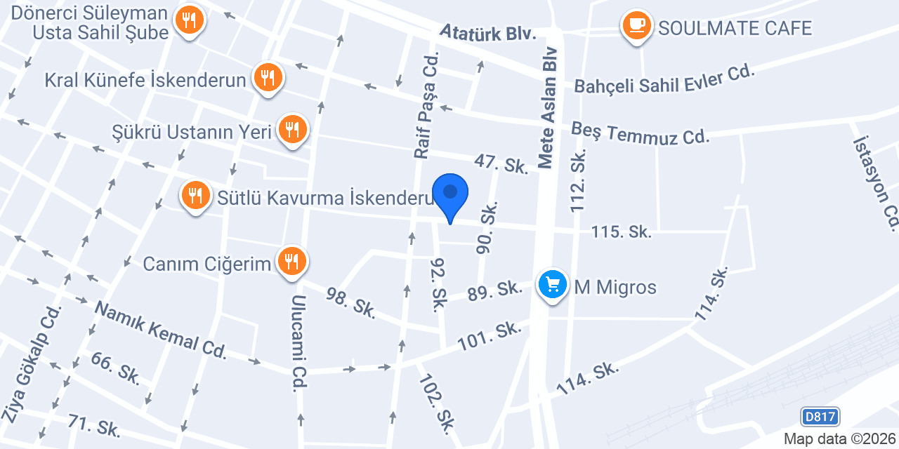 Anadolu Kitap Kırtasiye konumu