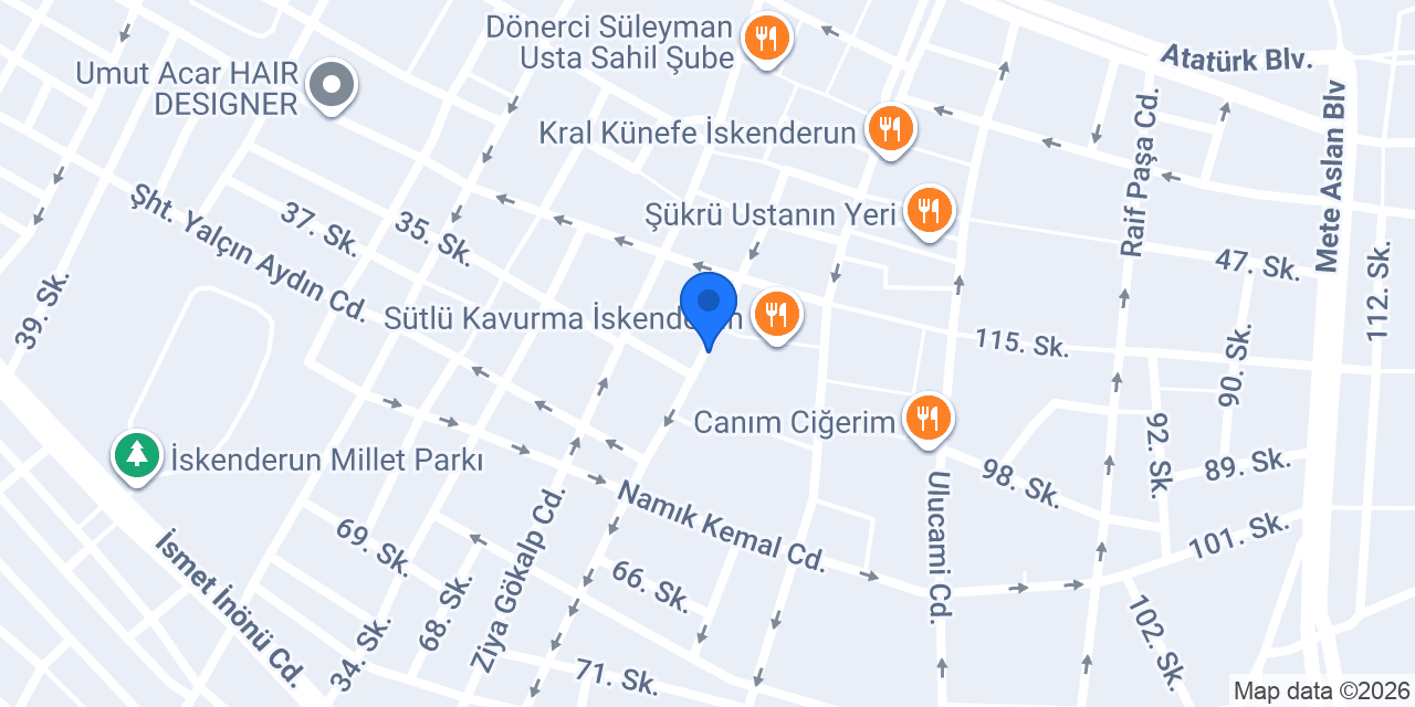 Avukat Hazal Turan - İskenderun konumu