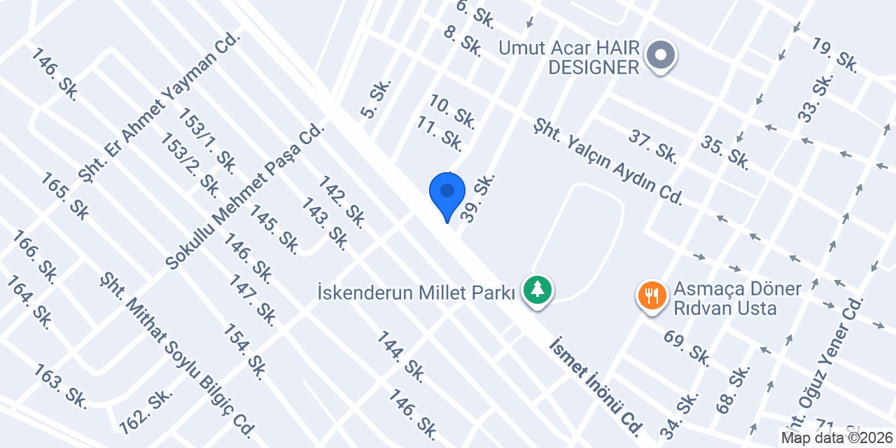 Özgür Çiçekçilik konumu