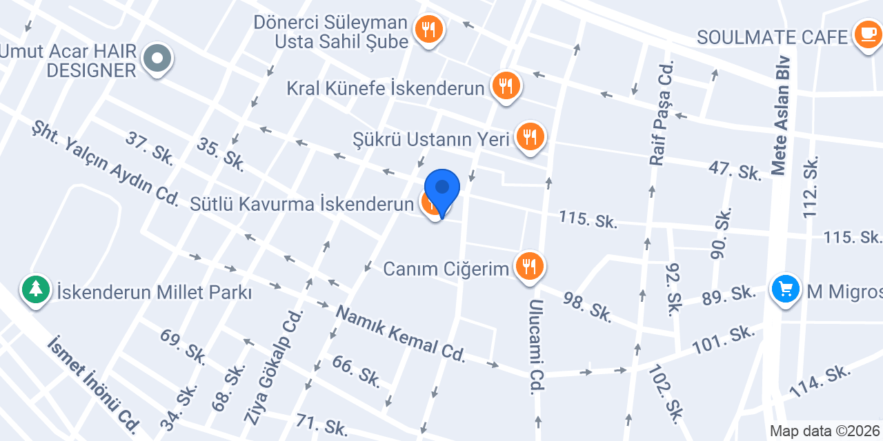 Melek Emlak konumu
