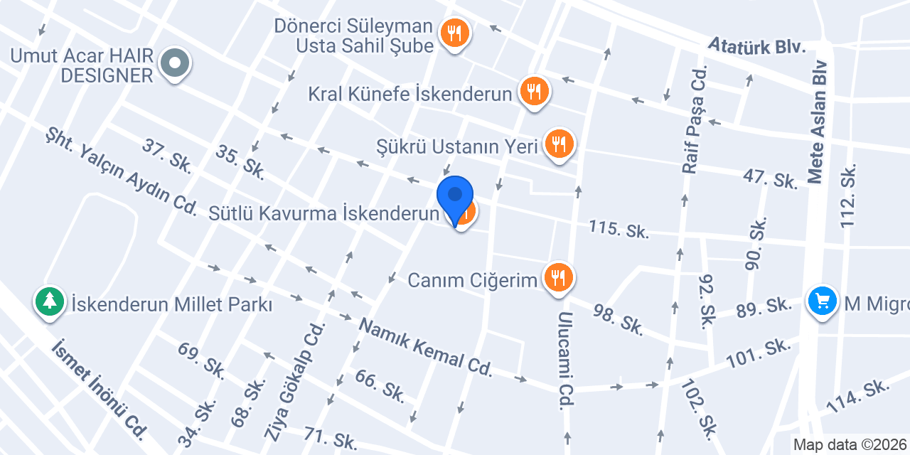 SAKLI BAHÇE KAHVE EVİ konumu