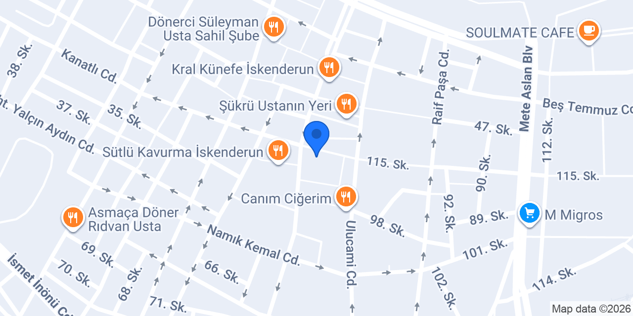Yargı Metot Eğitim Kurumları konumu