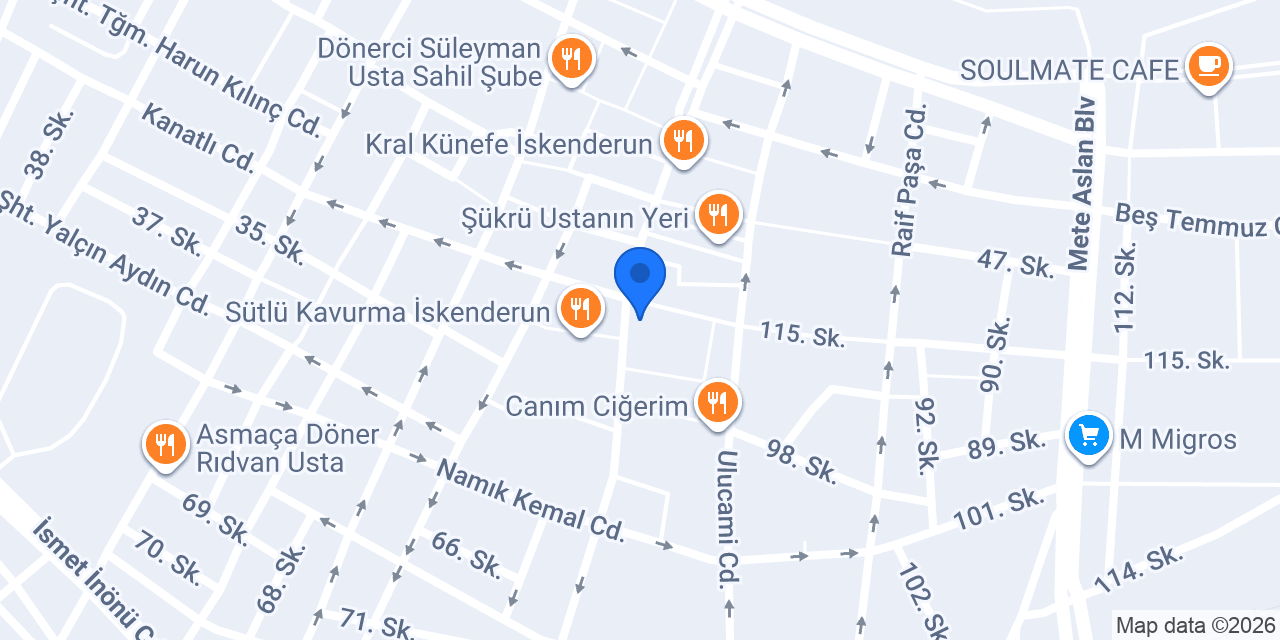 Vedat Optik konumu