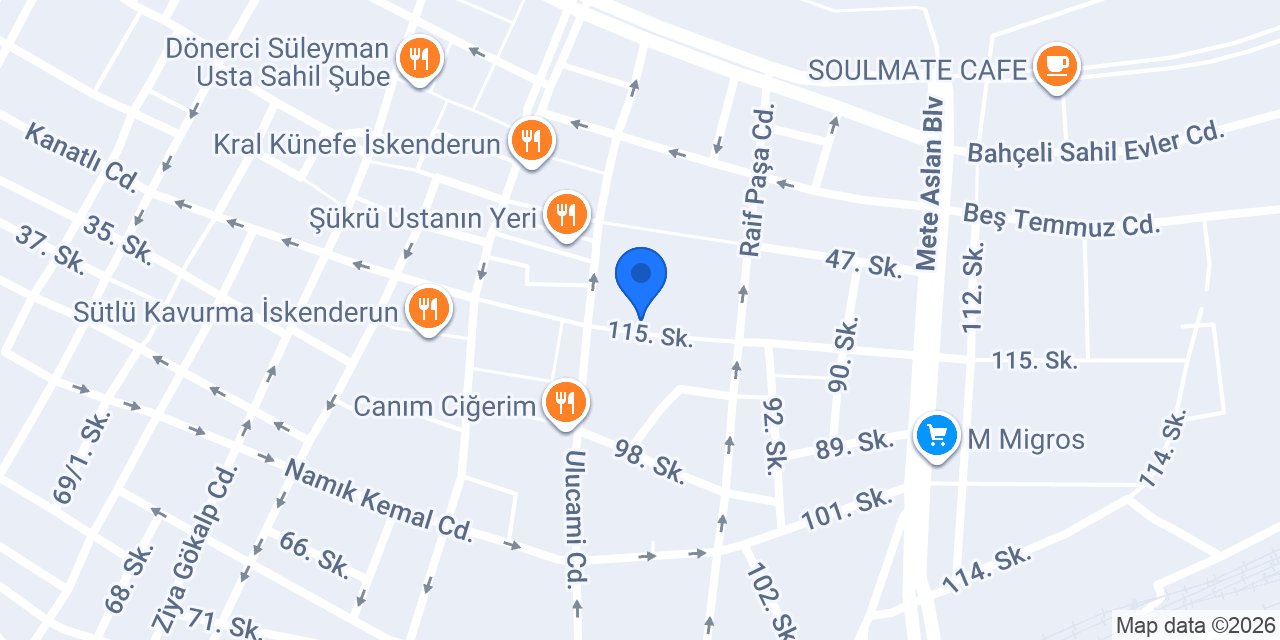 Özer Kebap Salonu konumu