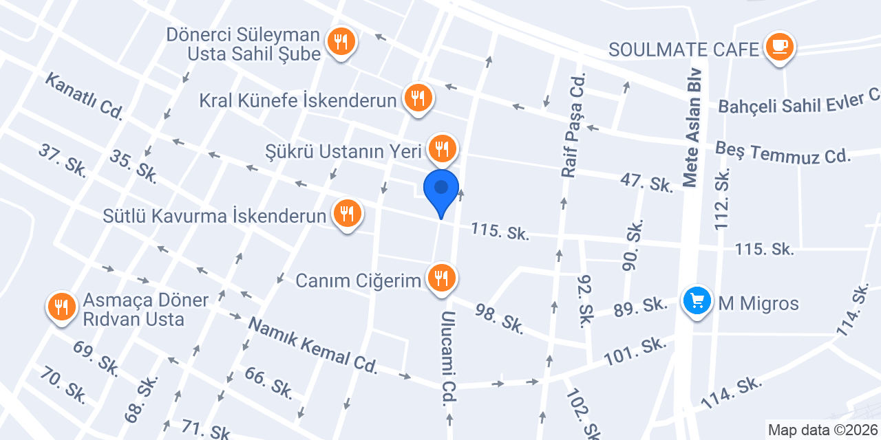 Sarya Mengüş Beauty İskenderun konumu