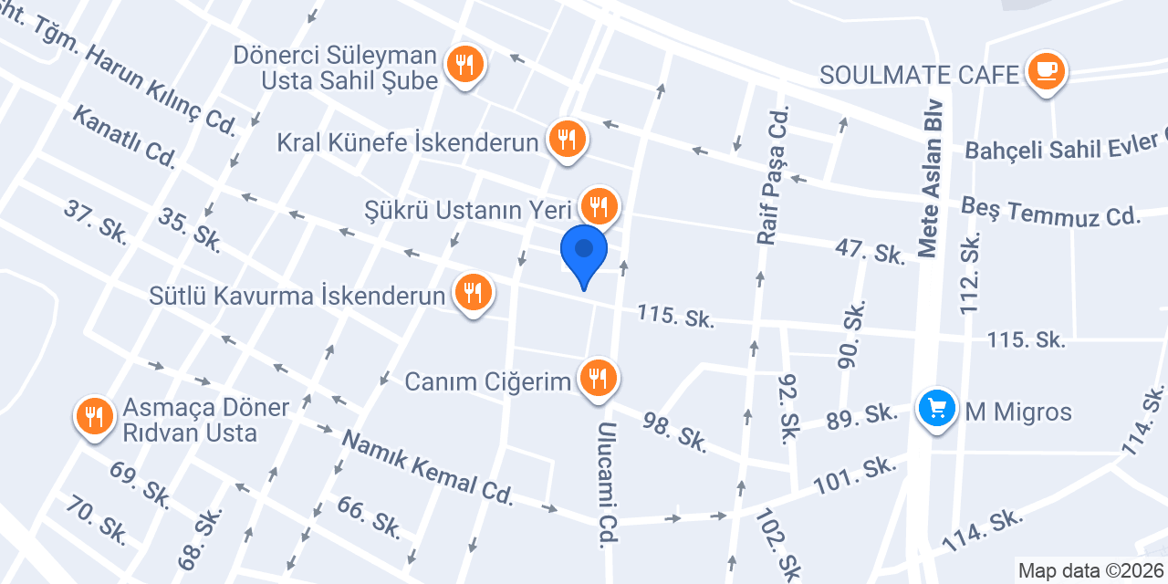 Av.Esmehan Seda Satun Hukuk Bürosu konumu