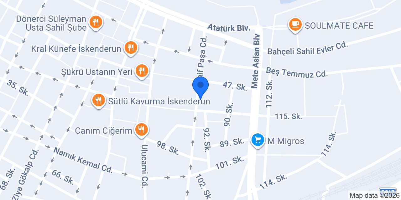 Safa Amanos Clup konumu