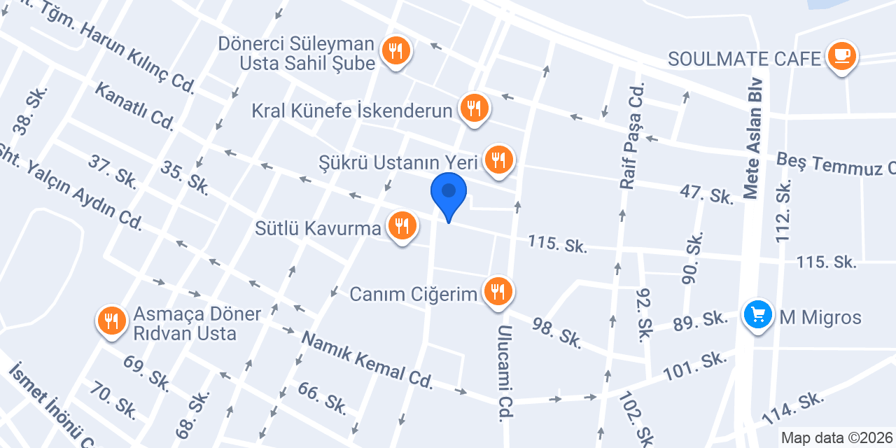 Atom Kafe konumu