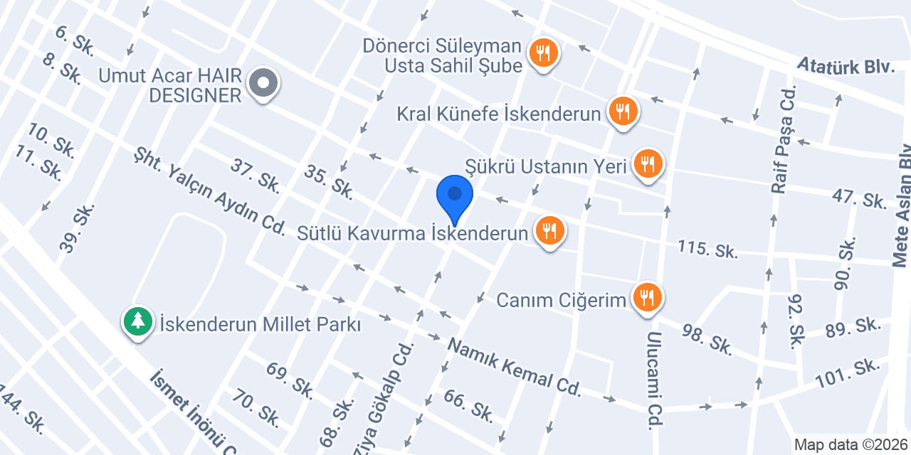 Zümrüt Gümüşçülük konumu