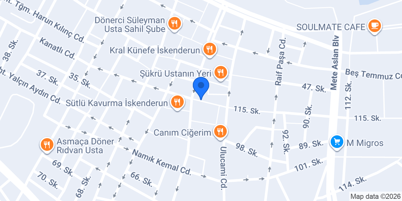 HİLAL OPTİK konumu