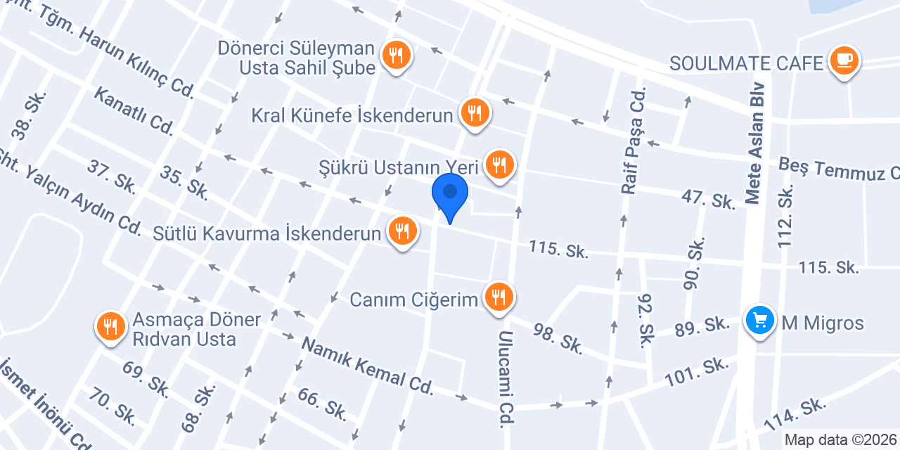 KASİDO WAFFLE konumu