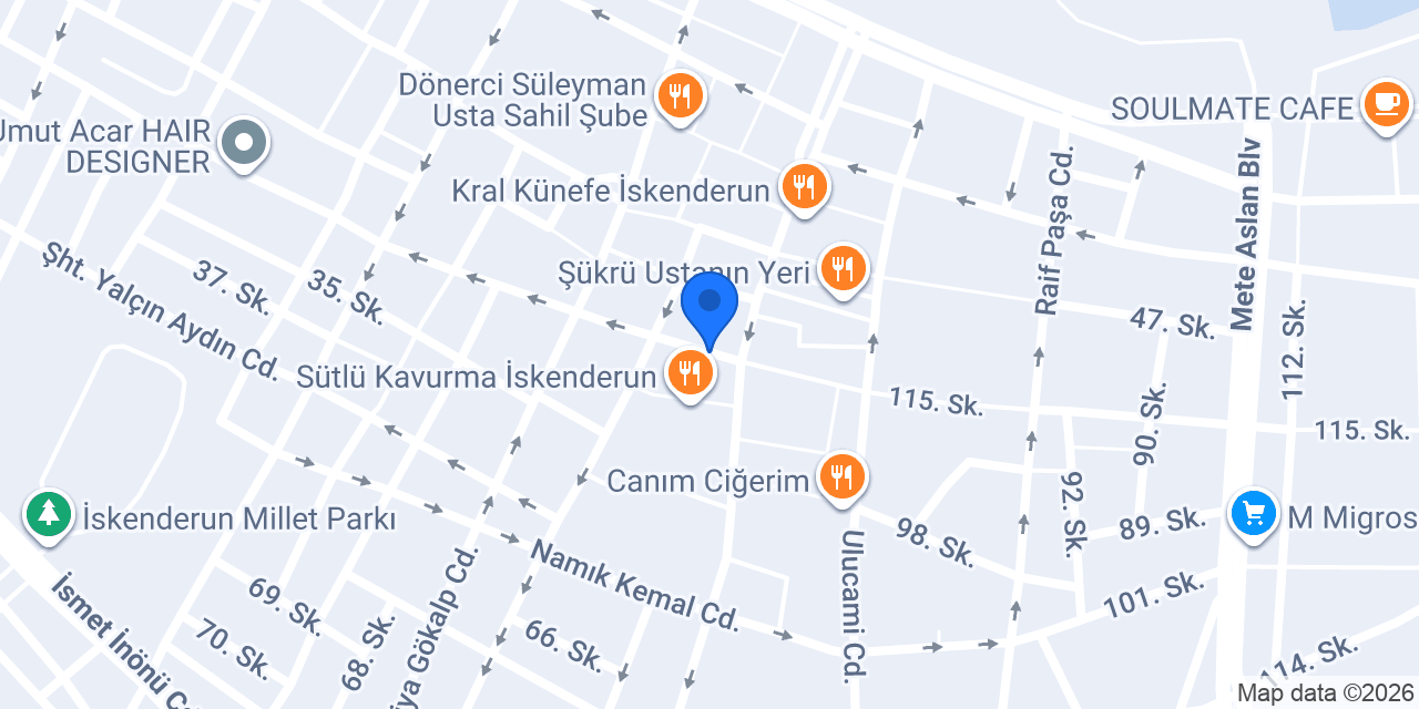 Manolya Humus Evi konumu